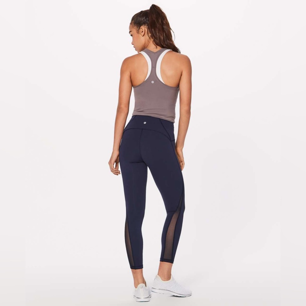 Lululemon Size 4 Train Times 7/8 Midnight Navy